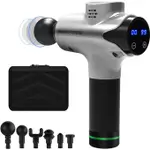 Maxfree Percussion Massage Gun - Silver 222 (4 in 1 )