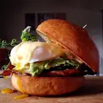 Eggs  Burger  