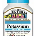 Potassium 99mg  110 tablets