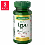 Gentile Iron 28mg from USA 30 Capsules