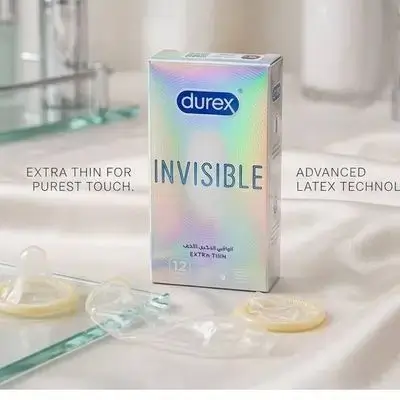 durex invisible extra thin _ 12 condoms