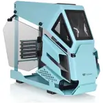 Thermaltake AH T200 Turquoise Helicopter Styled Open Frame Tempered Glass Swing Dorr USB3.1 (Gen.2) Type-C m-ATX Micro Case CA-1R4-00SBWN-00