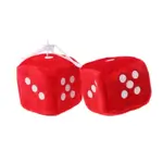 Car-styling Fuzzy Dice Red