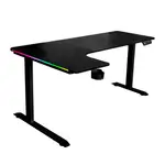 Gaming Table GT L-T Electrical Size 140 Left  Black