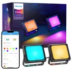 Govee RGBICWW 2 Pack Dimmable Outdoor LED Flood Light H7061