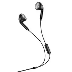 Hoco Wired Earphones 3.5mm “M73 Joan” with mic - Black
