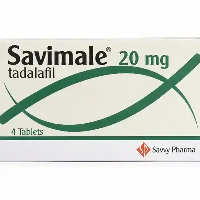 Savimale Tadalafil 20 mg – 4 Tablets