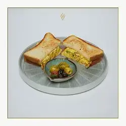 Veggie Cheese Omelette Toast