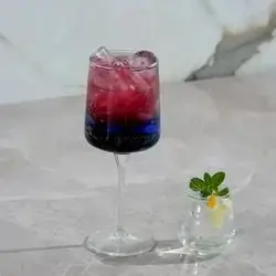 Blue Strawberry Mojito