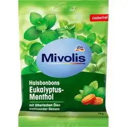 Mivolis throat lozenges eucalyptus-menthol