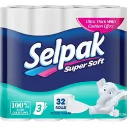 Selpak Toilet Roll Soft 3ply X32