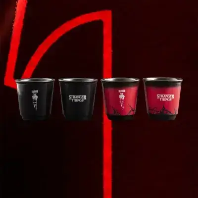 STRANGER THINGS - SET 4 BICCHIERINI