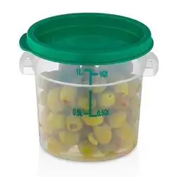 0,95 Lt. Round Storage Container (Pp)