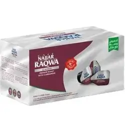 Najjar Raqwa Single Cup Medium Roast with Cardamom 100PCS
