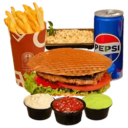 Flat Meat Burger Set