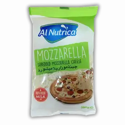 Nutrica grated mozzarella cheese 200 gm