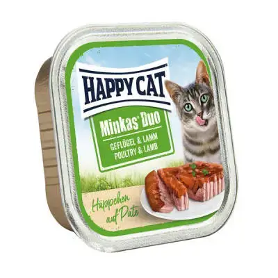 Happy Cat Minkas Duo Poultry & Lamb 100G