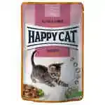 Happy Cat Meat in Sauce Kitten & Junior Country Duck 85g