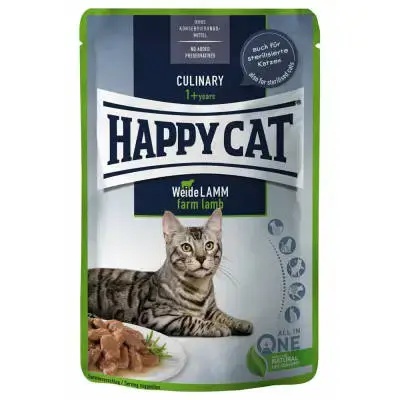 happy cat Meat in Sauce - Culinary Grazing Lamb 85g