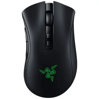 Razer DeathAdder v2 Pro Wireless Gaming Mouse: 20K DPI Optical Sensor - 3X Faster Than Mechanical Optical Switch - Chroma RGB Lighting - 70 Hr Battery Life - 8 Programmable Buttons - Classic Black