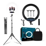 19inch HQ-19NS Selfie Fill Light Photography Led Touch screen Ring Lamp Holder Support Tripod Stand Ringlight For Live Streaming