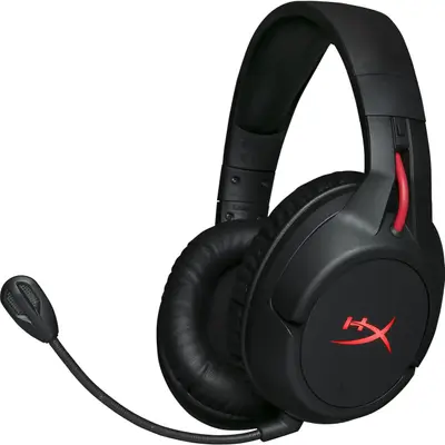 HyperX Cloud Flight (OPEN BOX) - Wireless Gaming Headset, Long Lasting Battery up to 30 Hours, Detachable Noise Cancelling Microphone, Red LED Light, Comfortable Memory Foam, Works with PC, PS4 & PS5
