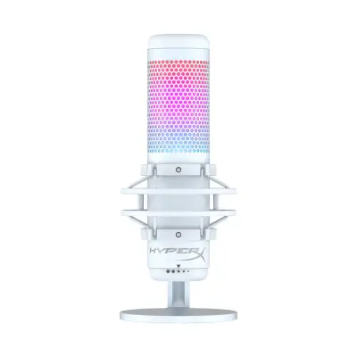 HyperX QuadCast S USB RGB Microphone – White (Open Box)
