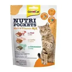 GimCat Nutri Pockets Malt & Vitamin Mix150g