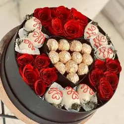 Flower Box and Chocolate