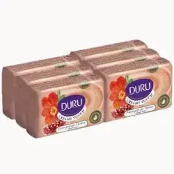 Duru Creamy Touch Pomegranate Flower Soap 165g x 6