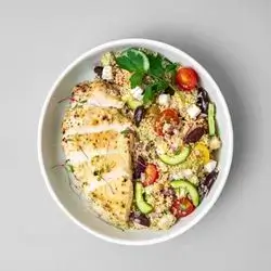 Greek Chicken Quinoa Bowl