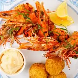 Grilled King Prawns