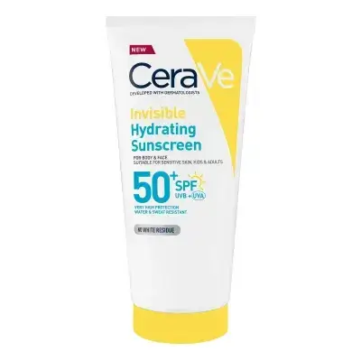 CeraVe Invisible Hydrating Sunscreen SPF50+ 177ml