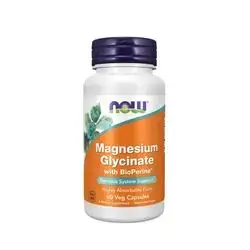 Now Magnesium Glycinate 60 veg capsules 