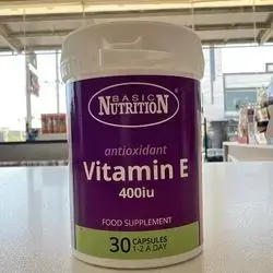 Basic Nutrition antioxidant Vitamin E 400IU