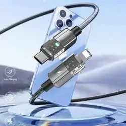 Type-c to Lightning 36W 1200mm / Data Cable /intelligent power off
