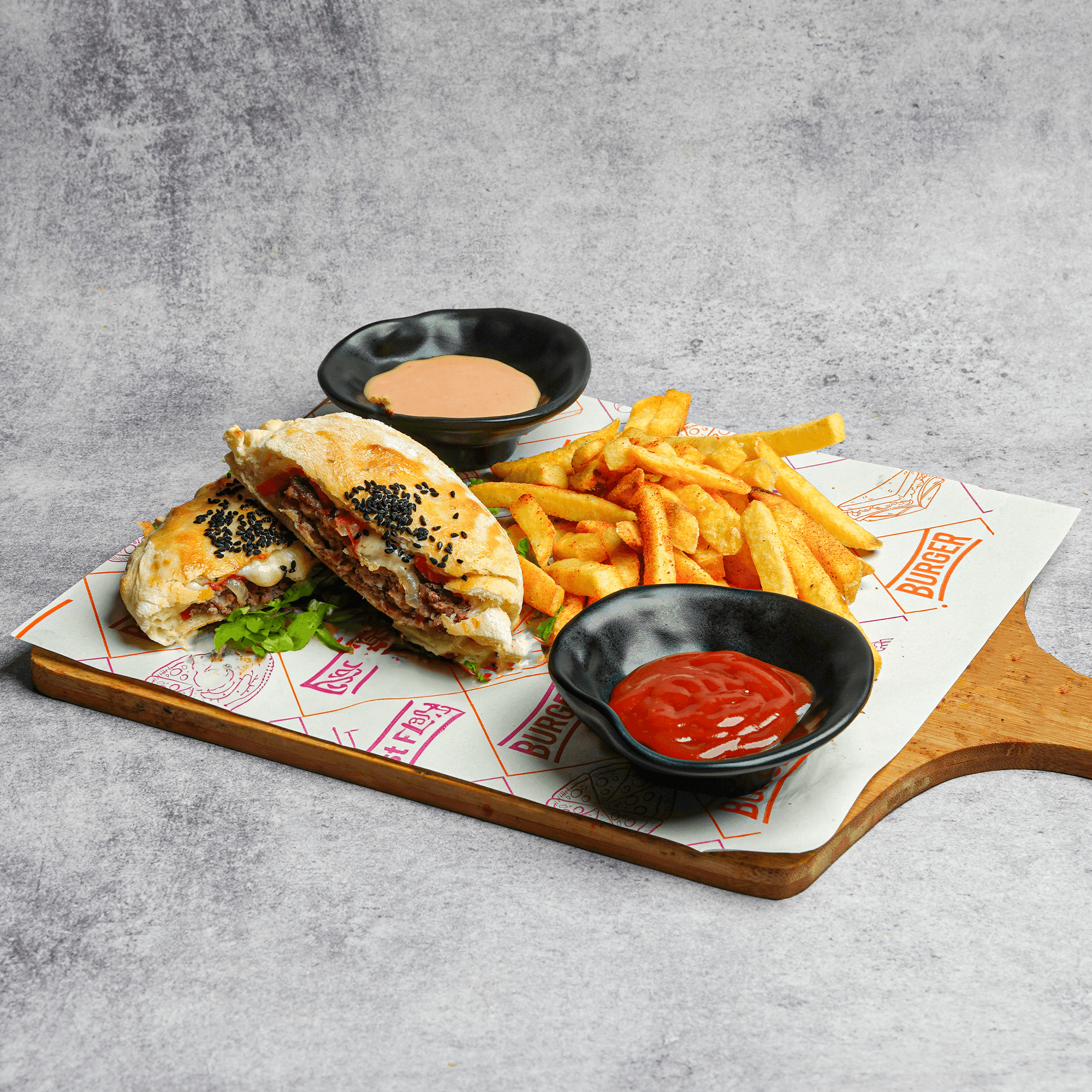 Chefs Burger From The Oven