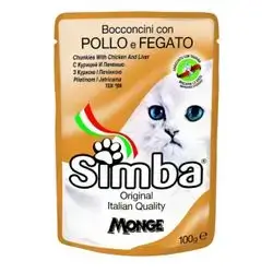 Simba Chunkies Chicken & Liver 100g