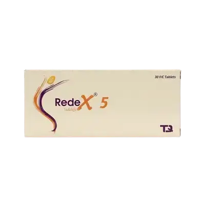 Redex (Tadalafil 5mg) 30 Film Coated Tablets _ TQ PHARMA