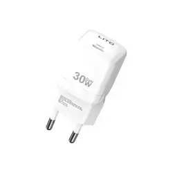 Lito LC11W 30W High-Speed PD Wall Charger with Integrated USB-C Cable