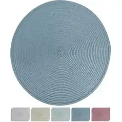 Placemat Pp Round 38Cm 5Ass Cl