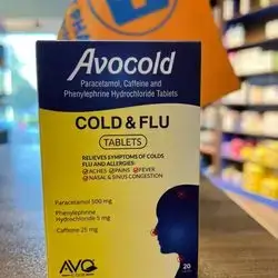 AVOCOLD COLD FLU 20 TABLETS