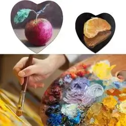 Canvas for Painting Mini Canvas Canvases Heart Shape Fabric for Acrylic Painting
