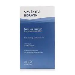 hiddraven foamy soap free cream all skin types 300ml -sesderma