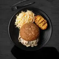Mushroom Burger (398 Calories)