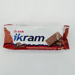 Ulker Ikram Biscuit Sandwich With Milk Chocolate Cream 92Gm