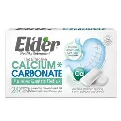 Calcium Carbonate Relive Gastric Reflux Chewing Gums 24Pcs _ Elder