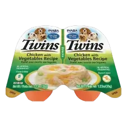 Inaba Twin Packs - With Chicken & Vegetables 70g