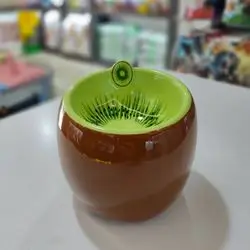 Floor Feeding Fruit Shaped Anti- Vomit Ceramic Pet Bowl