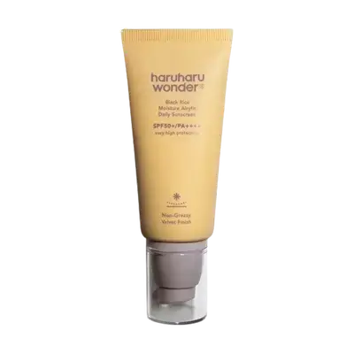 Black Rice Moisture Airyfit Daily Sunscreen SPF50+ PA++++ Unscented Velvet Finish 50ml _ haruharu wonder